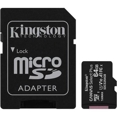 KINGSTON Canvas Select Plus microSD 64GO