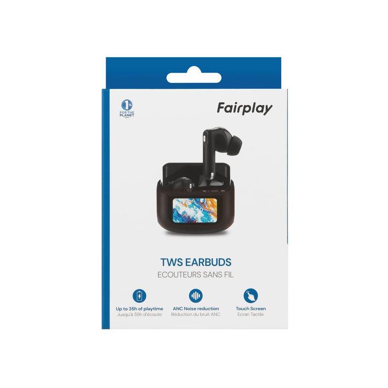 Ecouteurs TWS california noir Fairplay