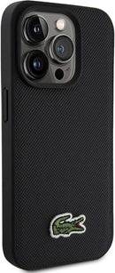 Coque iPhone 15 Lacoste texture