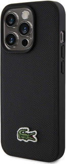 Coque iPhone 15 Lacoste texture