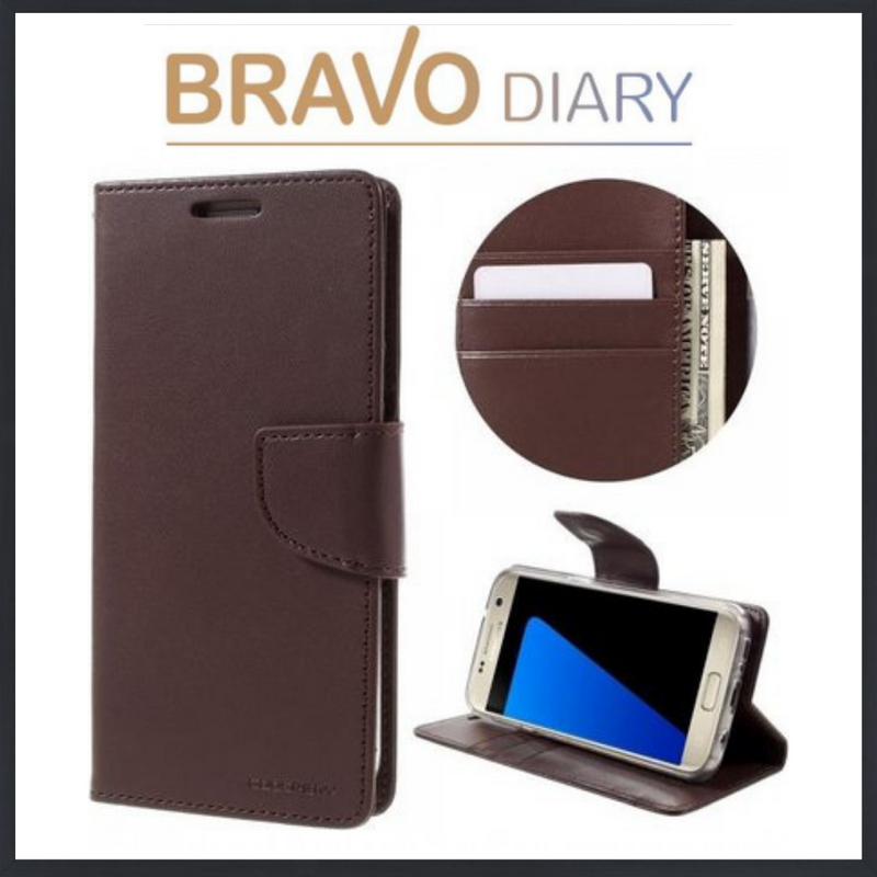Etui portefeuille bravo Diary Samsung Note