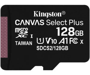 KINGSTON Canvas Select Plus microSD 128GO