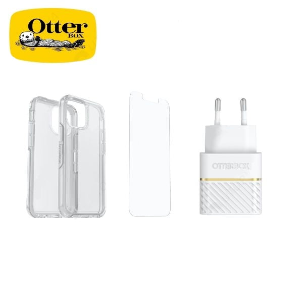 OTTERBOX Kit Coque + Verre Trempé + Chargeur IPHONE
