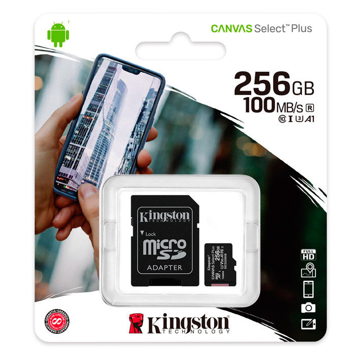 KINGSTON Canvas Select Plus microSD 256GO